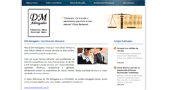 Desktop Screenshot of dmadvogados.com